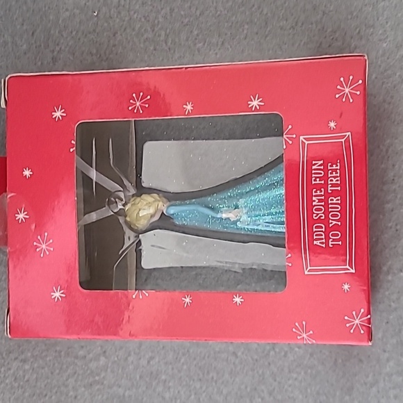DISNEY Frozen Elsa Hallmark Ornament in Sparkling Blue - New in Box - Picture 3 of 10